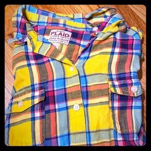 Old navy plaid button down